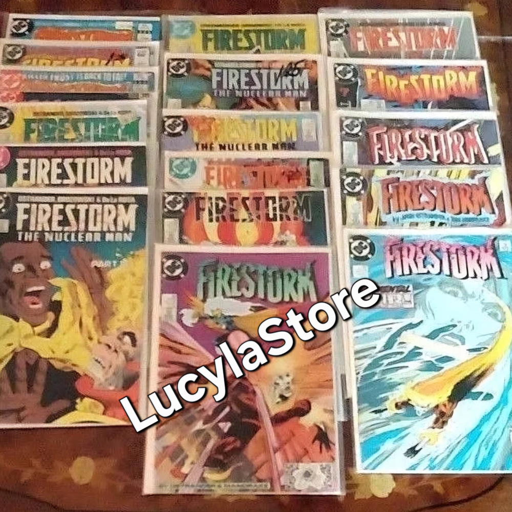 Lot of 18 DC COMICS - The fury of Firestorm The Nuclear man No.1 Marz 1978 -1989